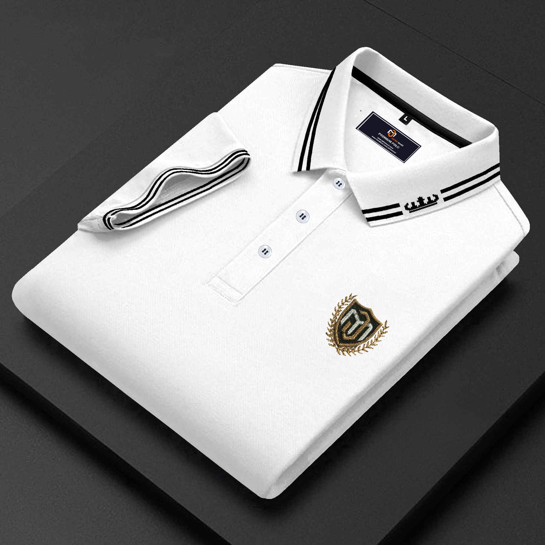 Premium Quality Polo T-Shirt For Men - 2W