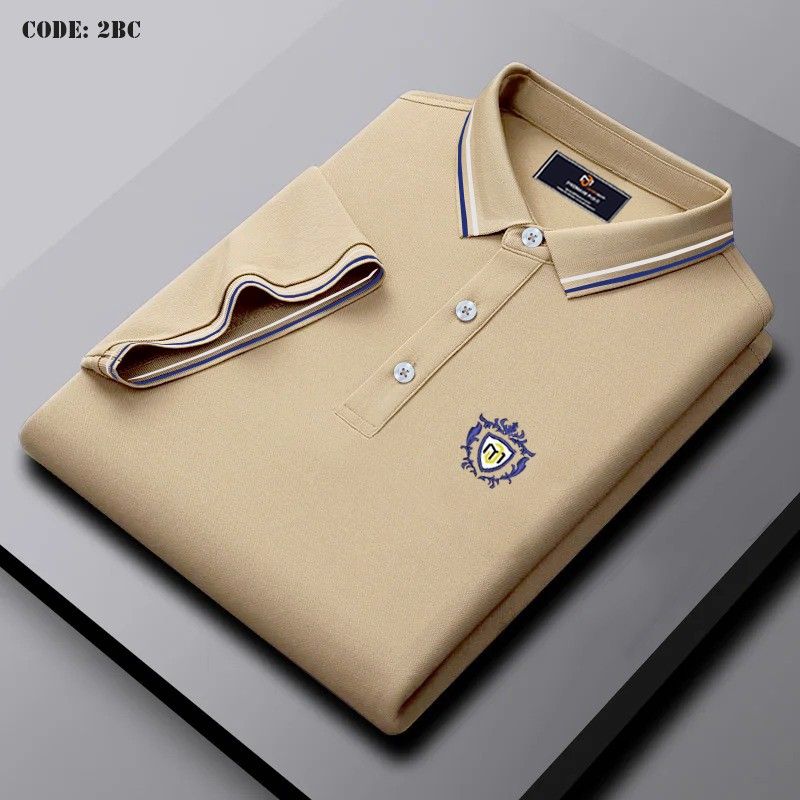 Men's Short Sleeve Premium Quality Cotton Polo T-Shirt - 2BC